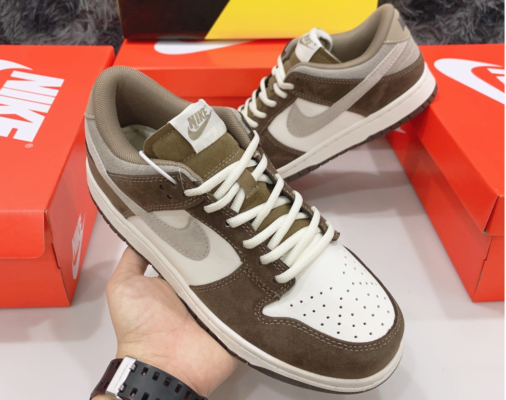 Giày Nike SB Dunk Nâu Trắng